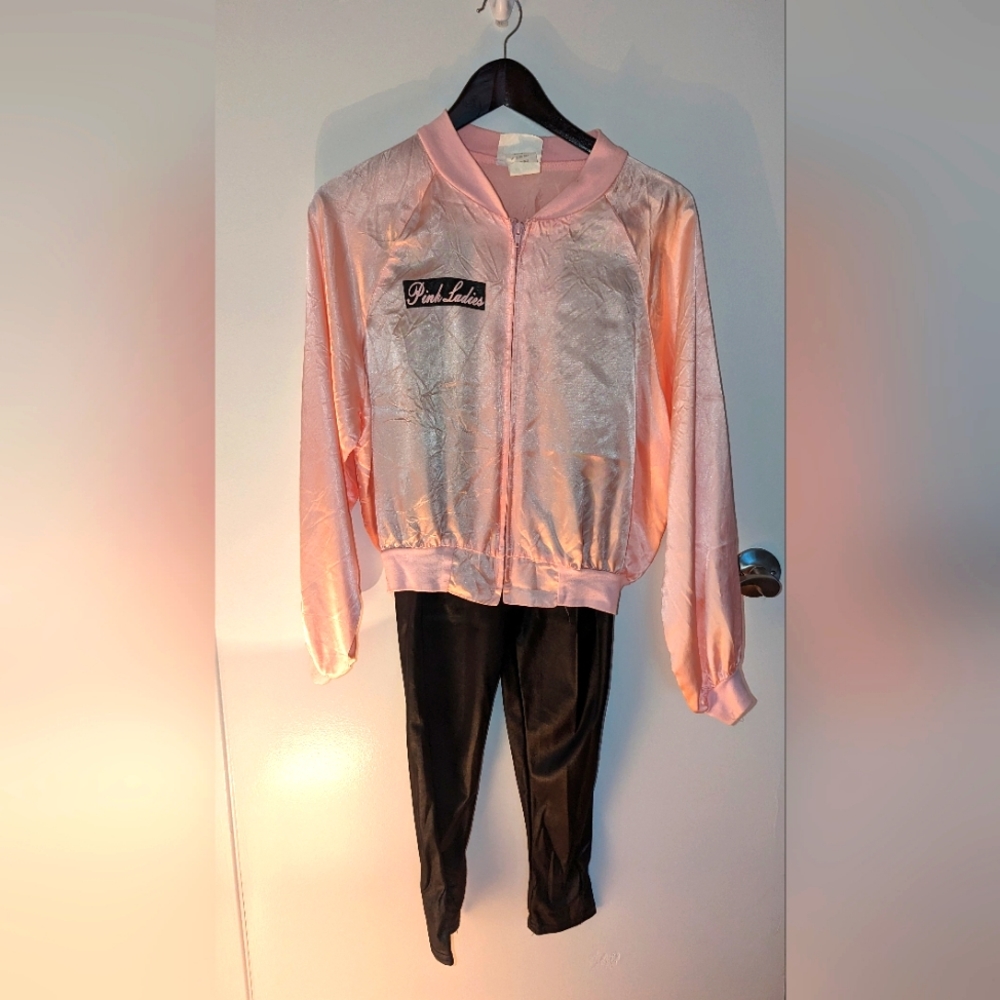 Pink Ladies Halloween Costume (Jacket and Black Pants)